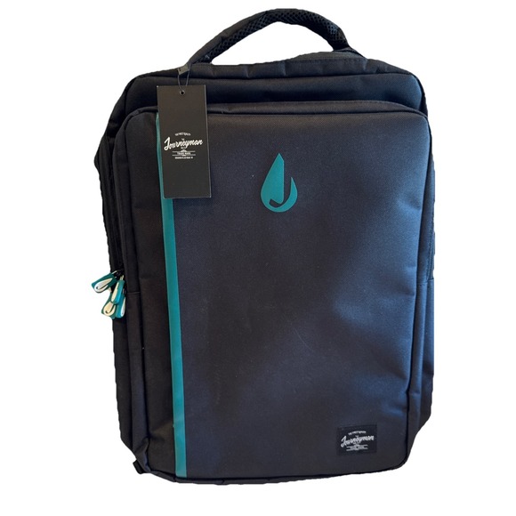 Journeyman Other - The Journeyman Bag Co Canvas Black Laptop Backpack Bag NWT 15x19" Travel Case